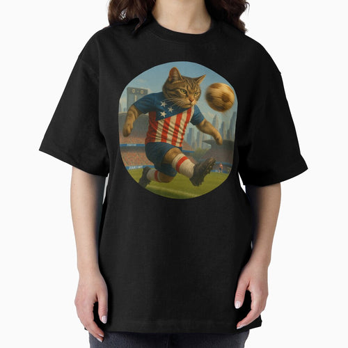 American Soccer Cat – USA Inspired Power in New York by Zouky.art