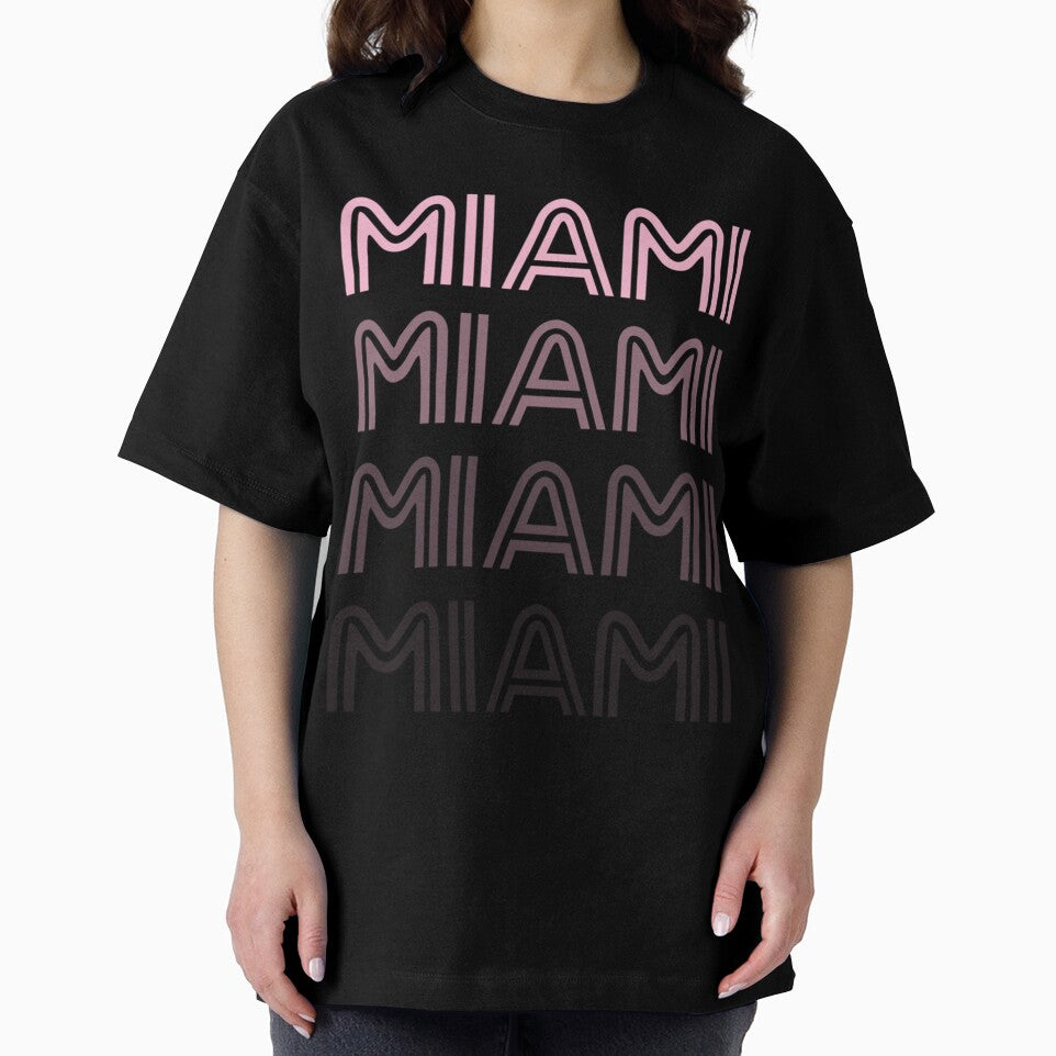 Miami Soccer Retro Style Color Fade Futbol Club by equabdashblanx