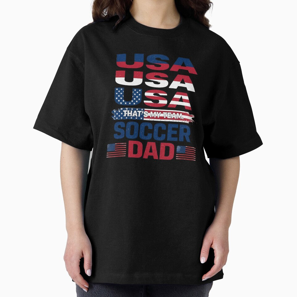 USA Soccer Dad 2026 | Football Dad World Cup Fan Design, That's my team, Soccer Dad Gift For Father, Match Day USA Fan Tee, Football Dad Shirt by VectorJoy