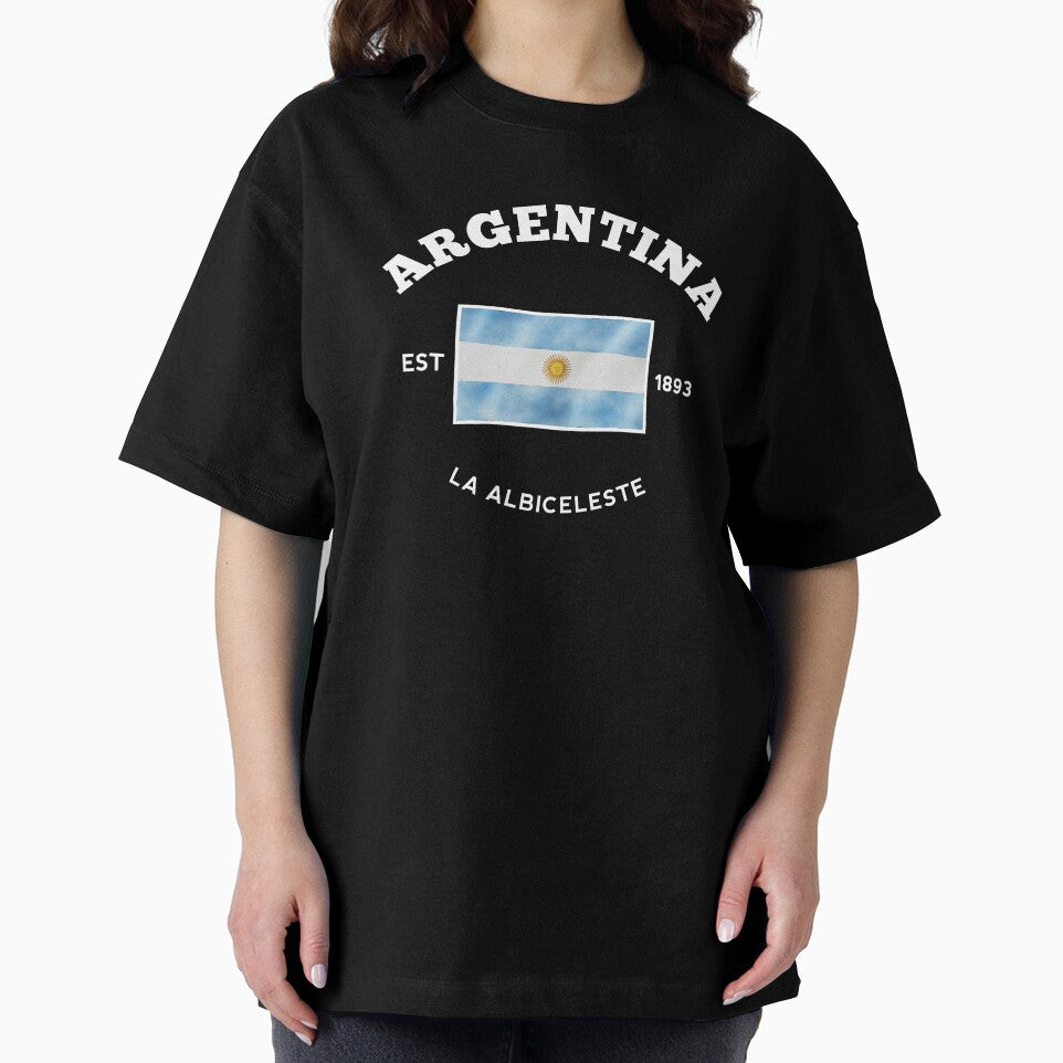Argentina Football Vintage Athletic Aesthetic - Classic Retro La Albiceleste by sam0471