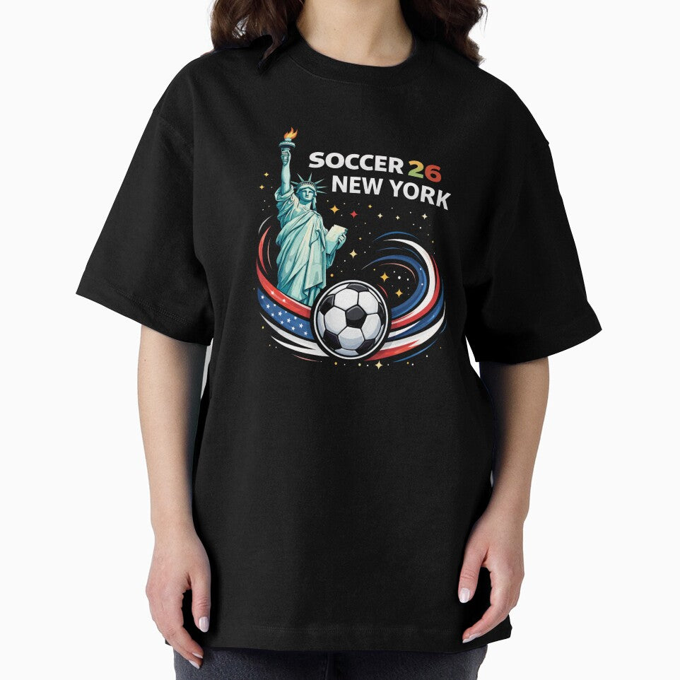 Soccer 26 New York Host City – Statue of Liberty Soccer Fan Shirt by MK-Charlie