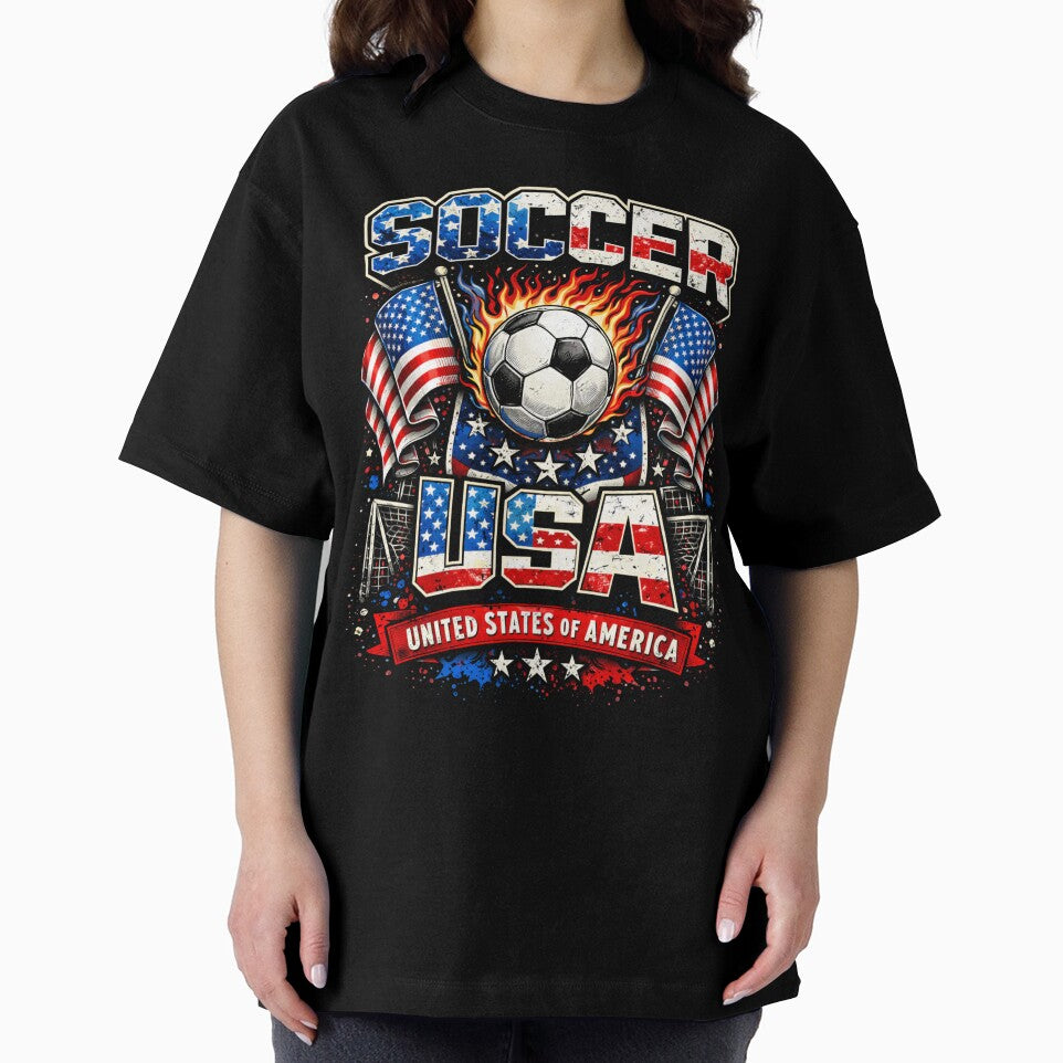 Soccer USA – Patriotic Football by MWSailingClub