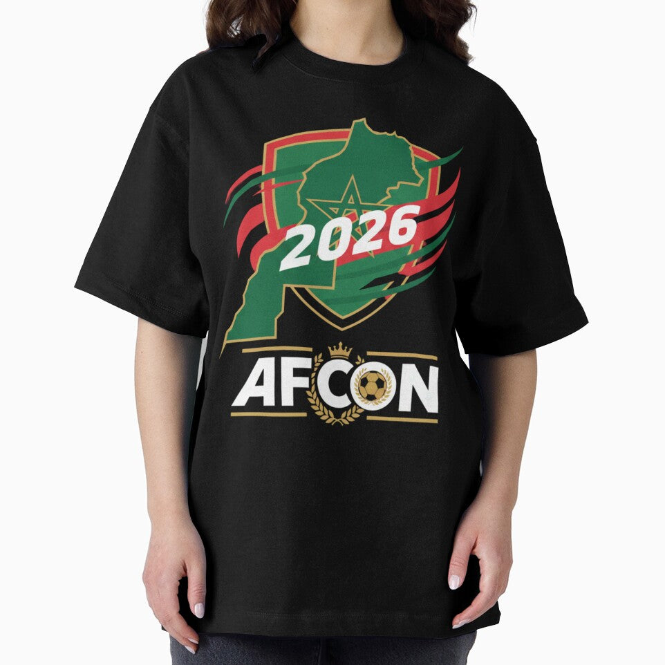 AFCON 2026 Morocco Emblem – African Football Graphic Design by AGRO ART