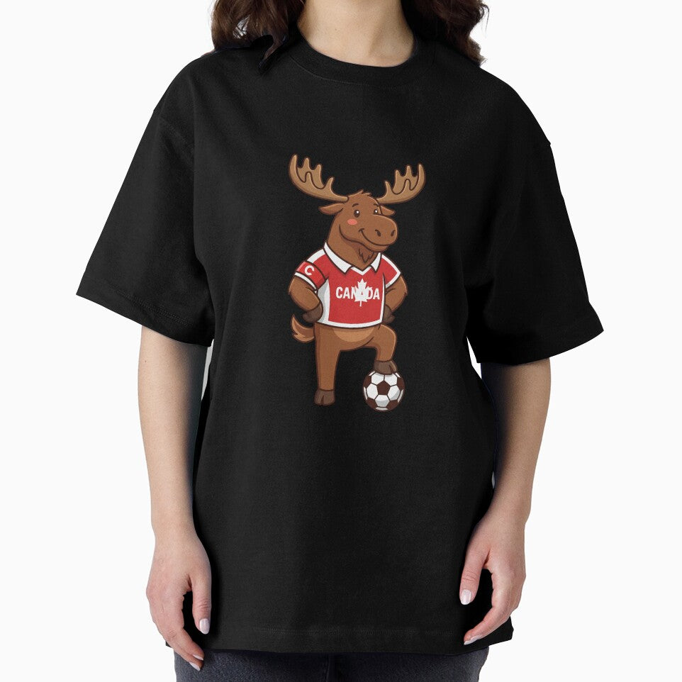 Canadian Moose Soccer Captain Cute Canada Football Fan by PictoVibe