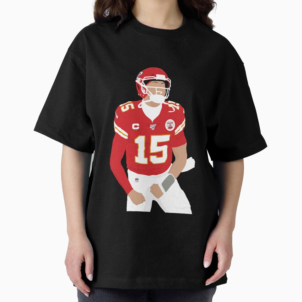 Patrick Mahomes football illustration by ArlemUnivers