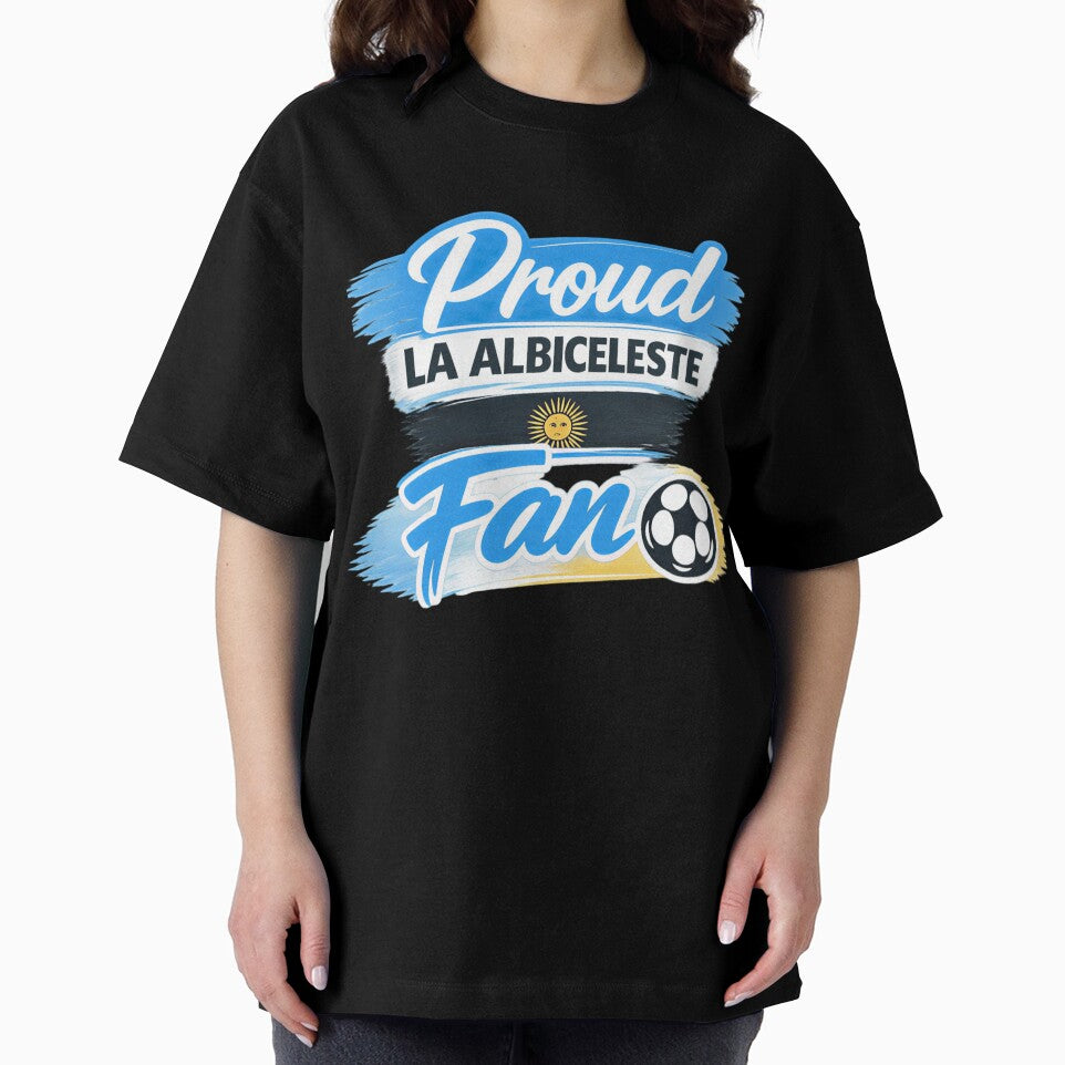 Proud La Albiceleste Argentina Football Fan by Sizzorize