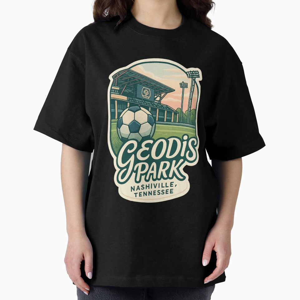 Geodis Park Soccer Field with Nashville Skyline by Places On Earth