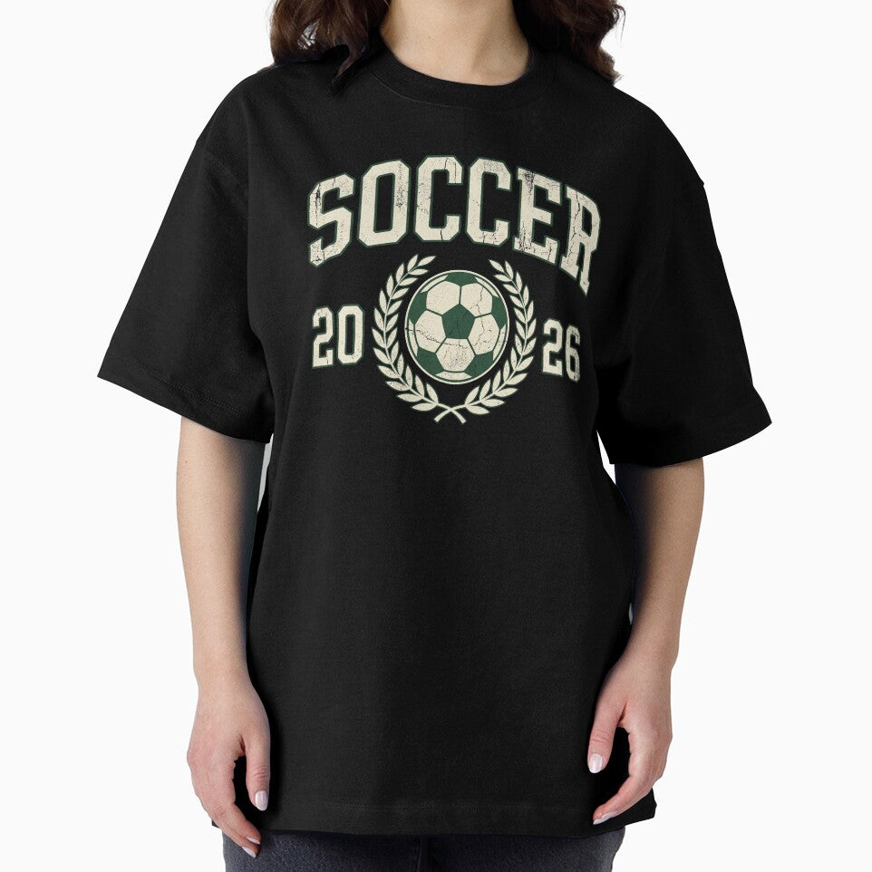 Vintage Soccer 2026 Collegiate Varsity Badge by TeNovaStudio