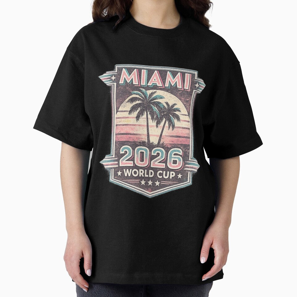 Miami 2026 Retro World Cup Tee by ArthUpscale