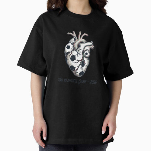 Anatomical Soccer Heart Shirt, The Beautiful Game 2026 Tee, Soccer Lover Gift, Football Passion Graphic, Artistic Sports T-shirt by Zion by Carvalho