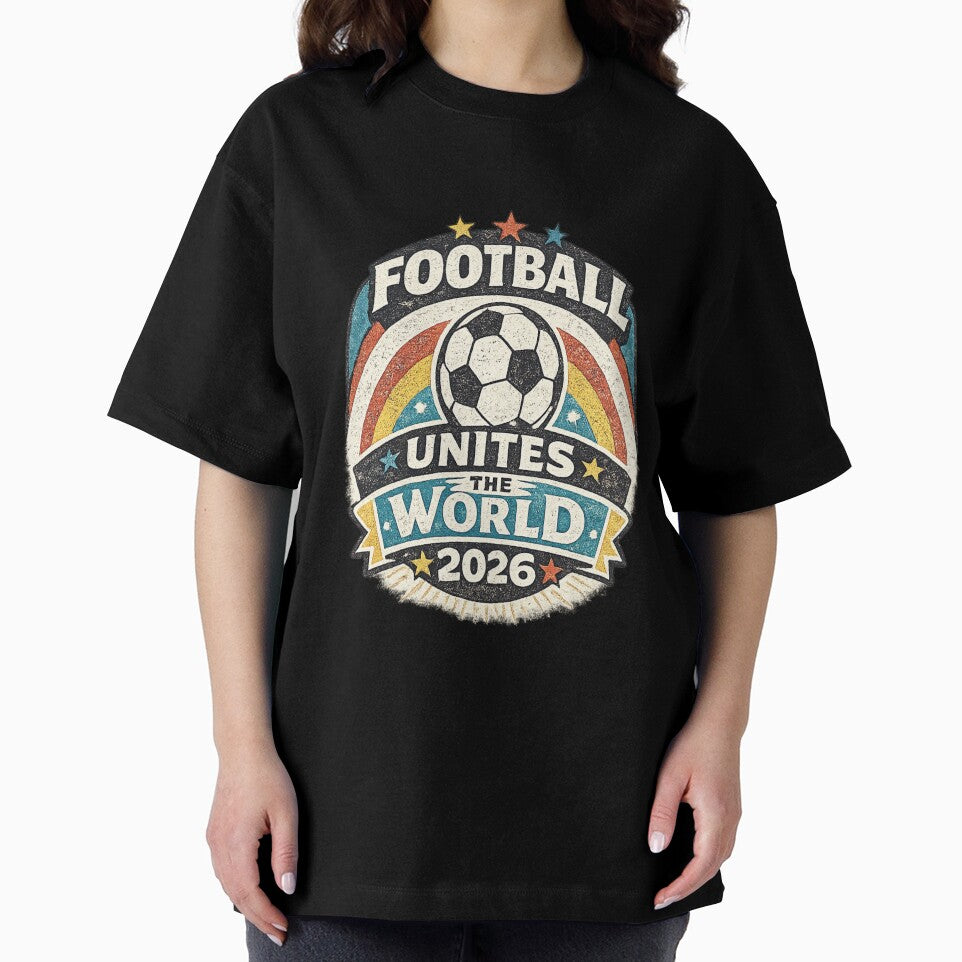 Football Unites The World 2026 | Retro Vintage Soccer Fan Design by ArthUpscale