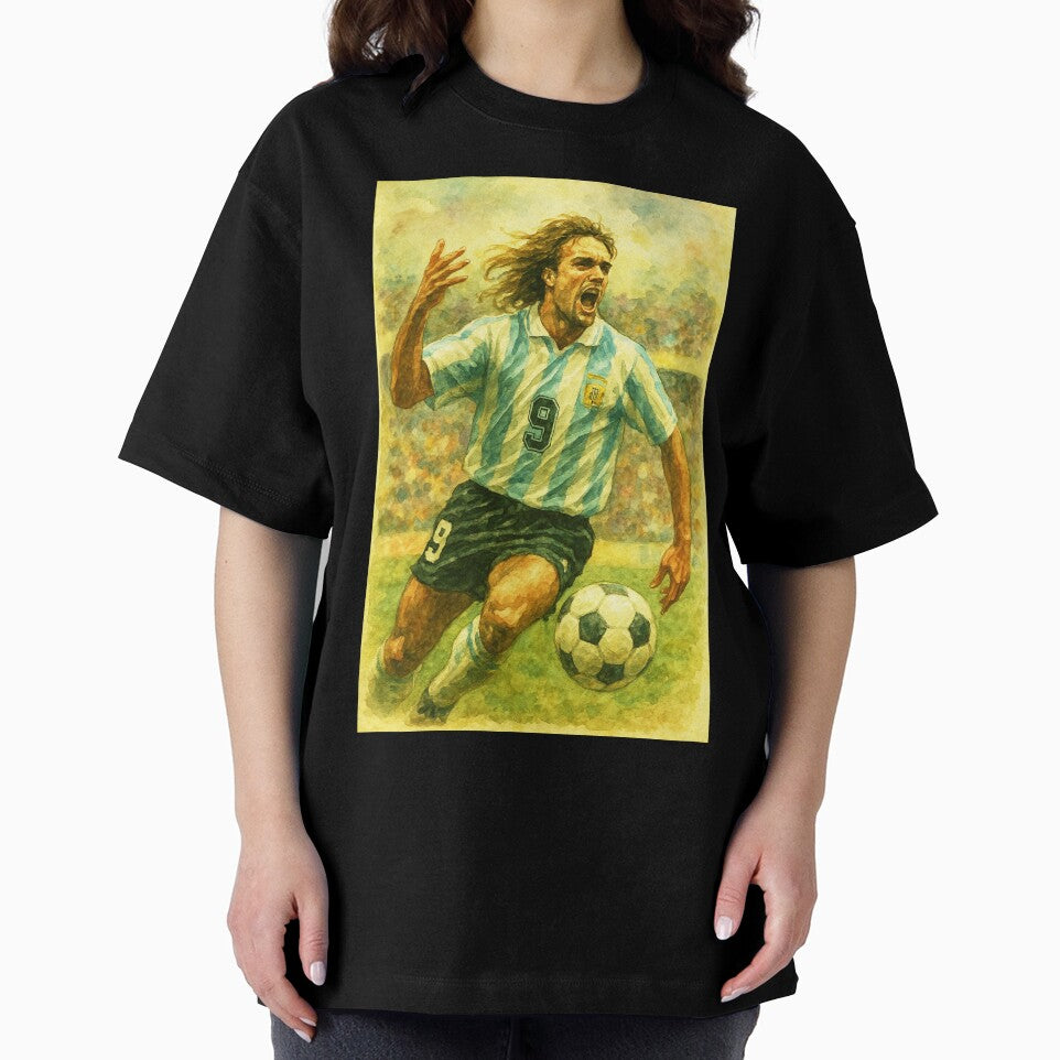 Gabriel Batistuta Classic Football Legend by Sarcastic designs