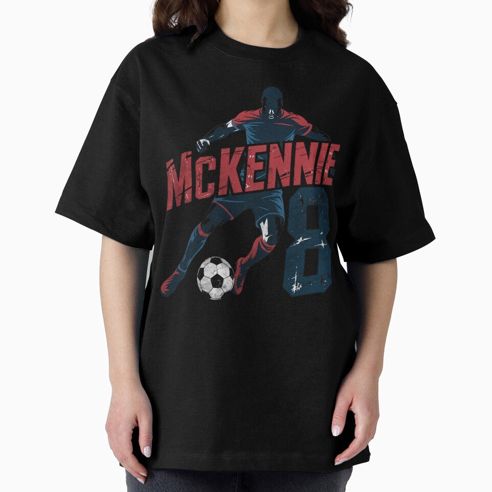 McKennie 8 USA Soccer Midfielder  Strong Football Design by OliviaHayesArt
