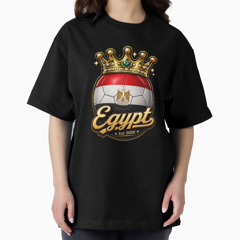 Egypt flag Crowned Soccer Ball by QuiteOrbit