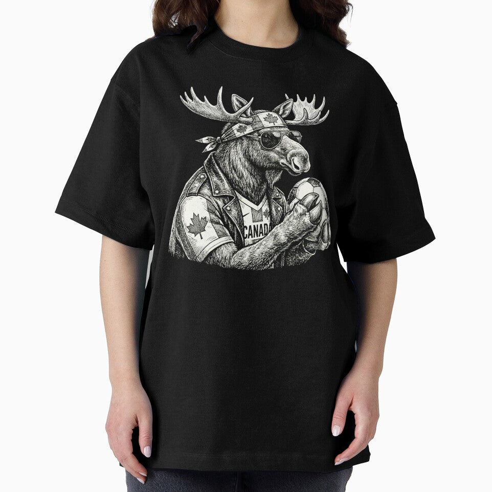 Canadian Moose Soccer Player by Roy & Tiffany