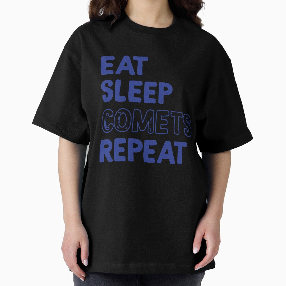 Eat Sleep Comets Repeat in Blue by calliew1217