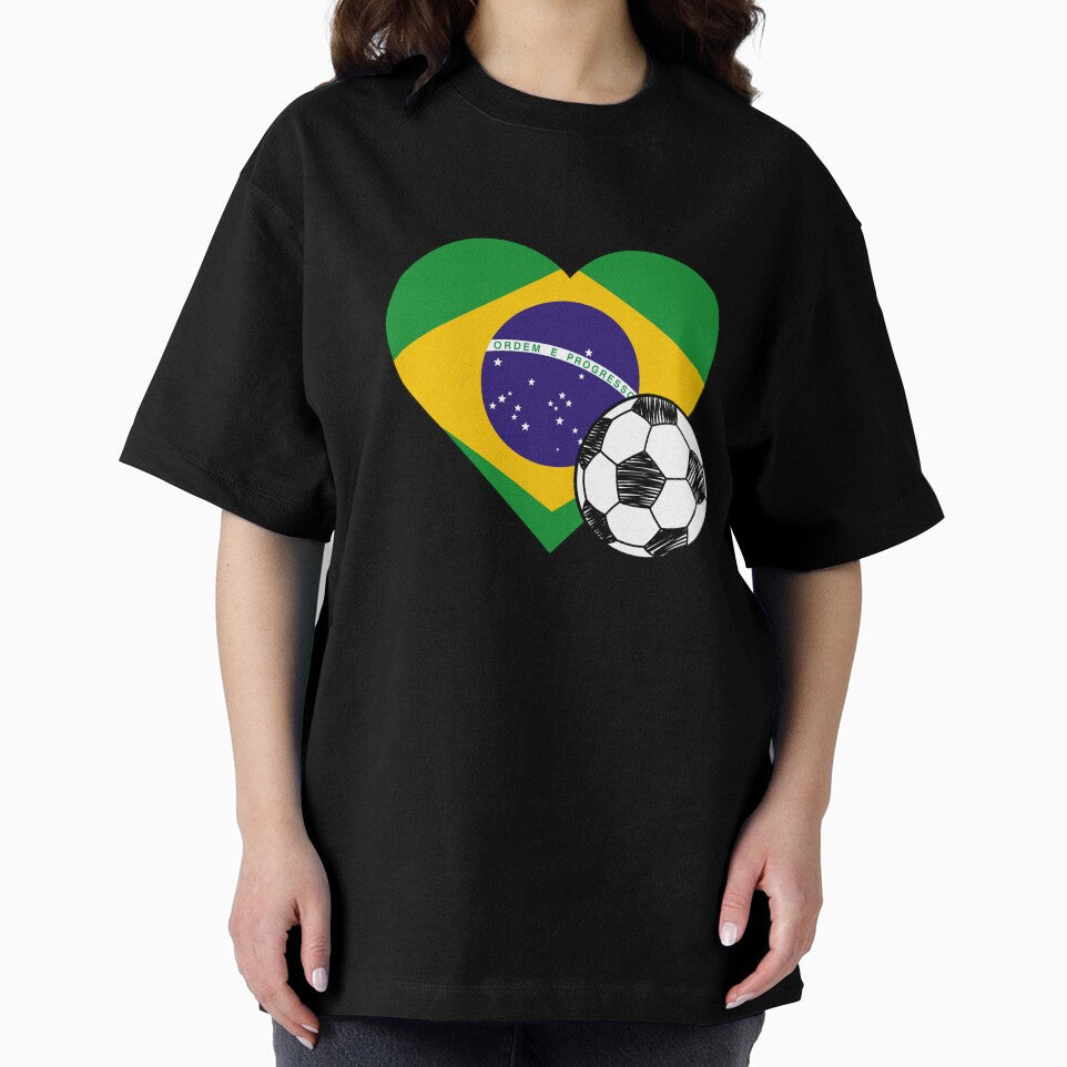 Brazil Soccer Heart Design by FinalScoreClub