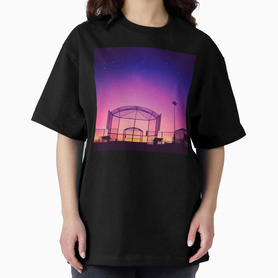 Purple Sunset And Baseball by iamdesigns14