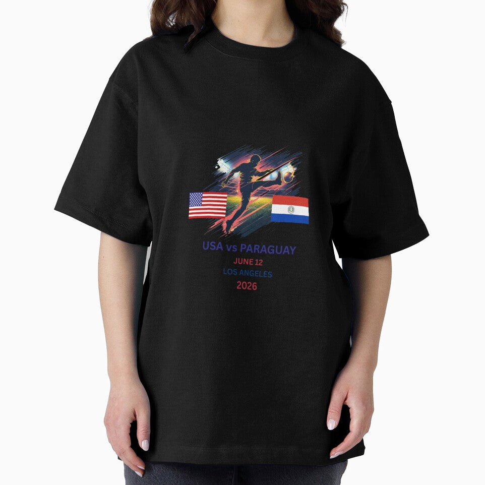 USA vs Paraguay June 12 Los Angeles World Cup 2026 Soccer Shirt by FanNationTees