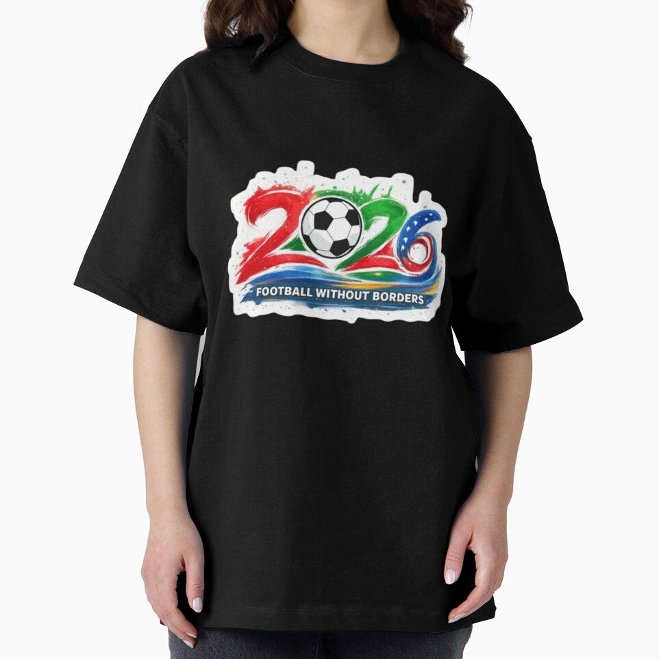 Football Without Borders" 2026 Artistic Logo by Bulk store