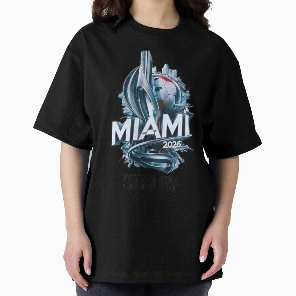 Miami World Cup 2026 Futuristic Soccer Art by Bulk store