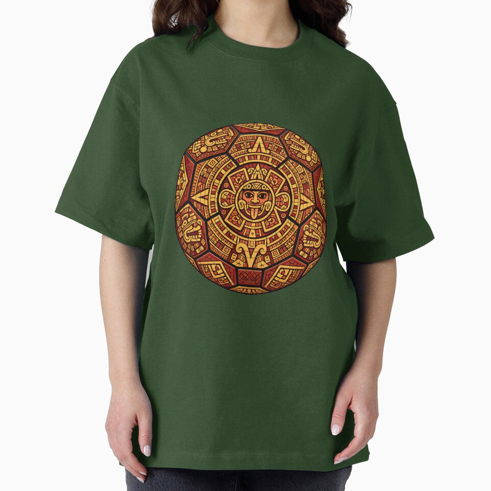Aztec Sun Soccer Ball – Mexico Football 2026 Fan Art by BrickByDream