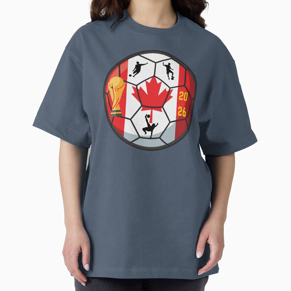 Canada Soccer 2026: World Cup Host Maple Leaf Ball Art by Mandarynkashop