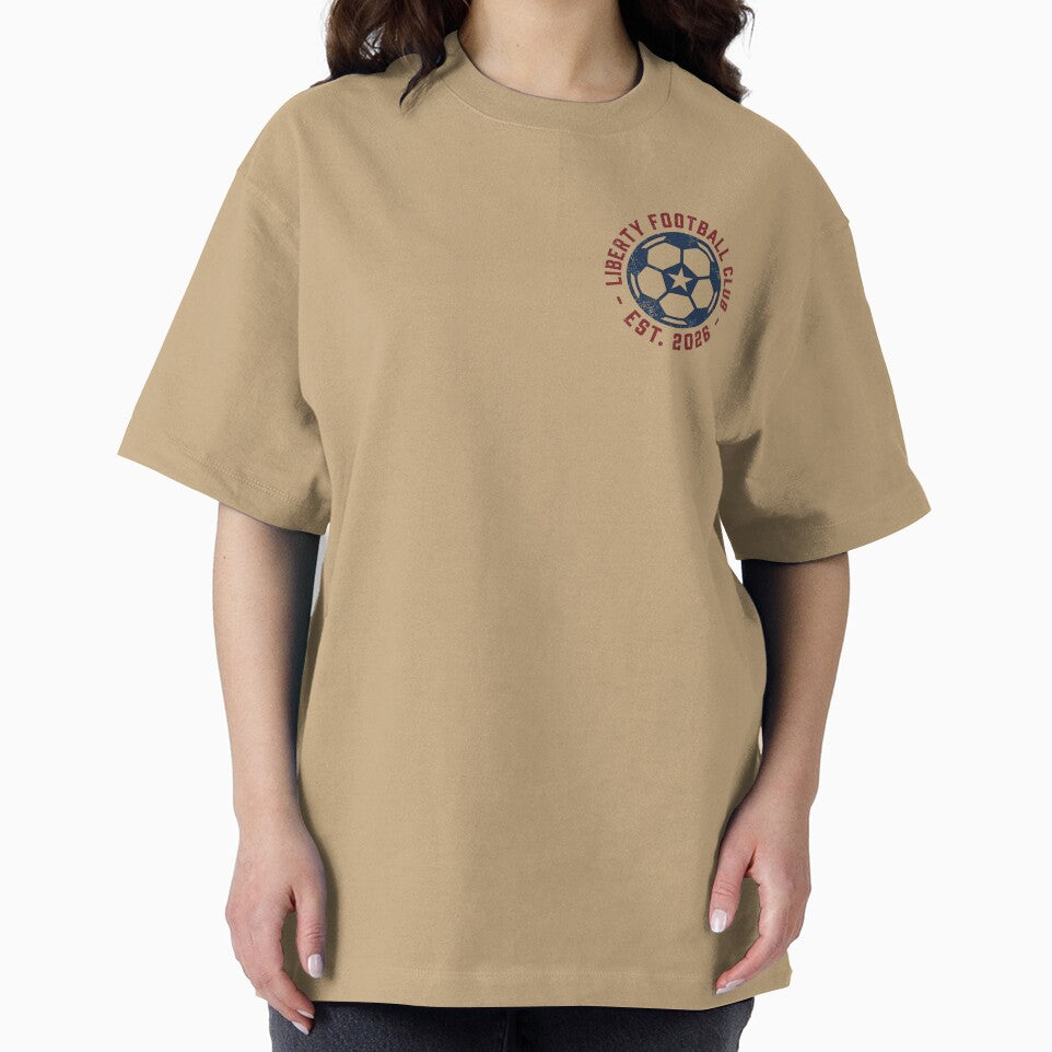 Liberty Football Club Vintage Badge - USA 2026 Soccer Logo by HappySproutArt