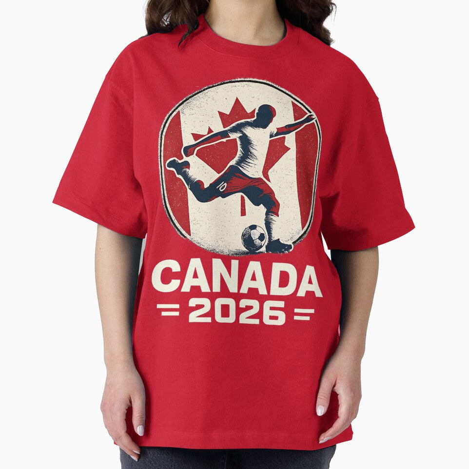 Team Canada Maple Leaf Flag Soccer Player 2026 by legendaryskins