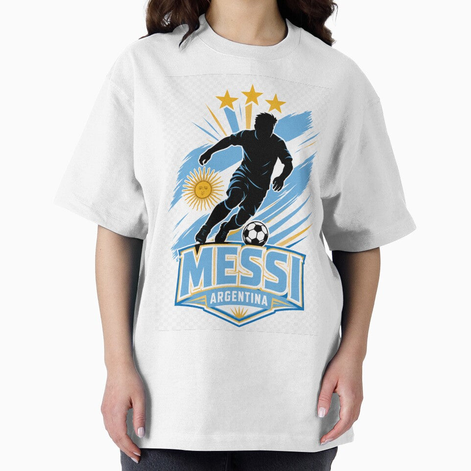 Messi Argentina Soccer Silhouette World Cup 2026 Fan by CherryStarMX
