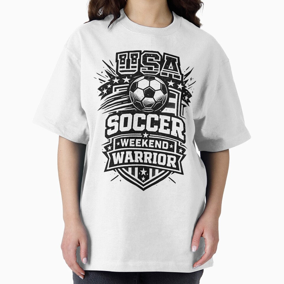 USA Soccer Weekend Warrior Patriotic Soccer Shirt by DREAMBURN™