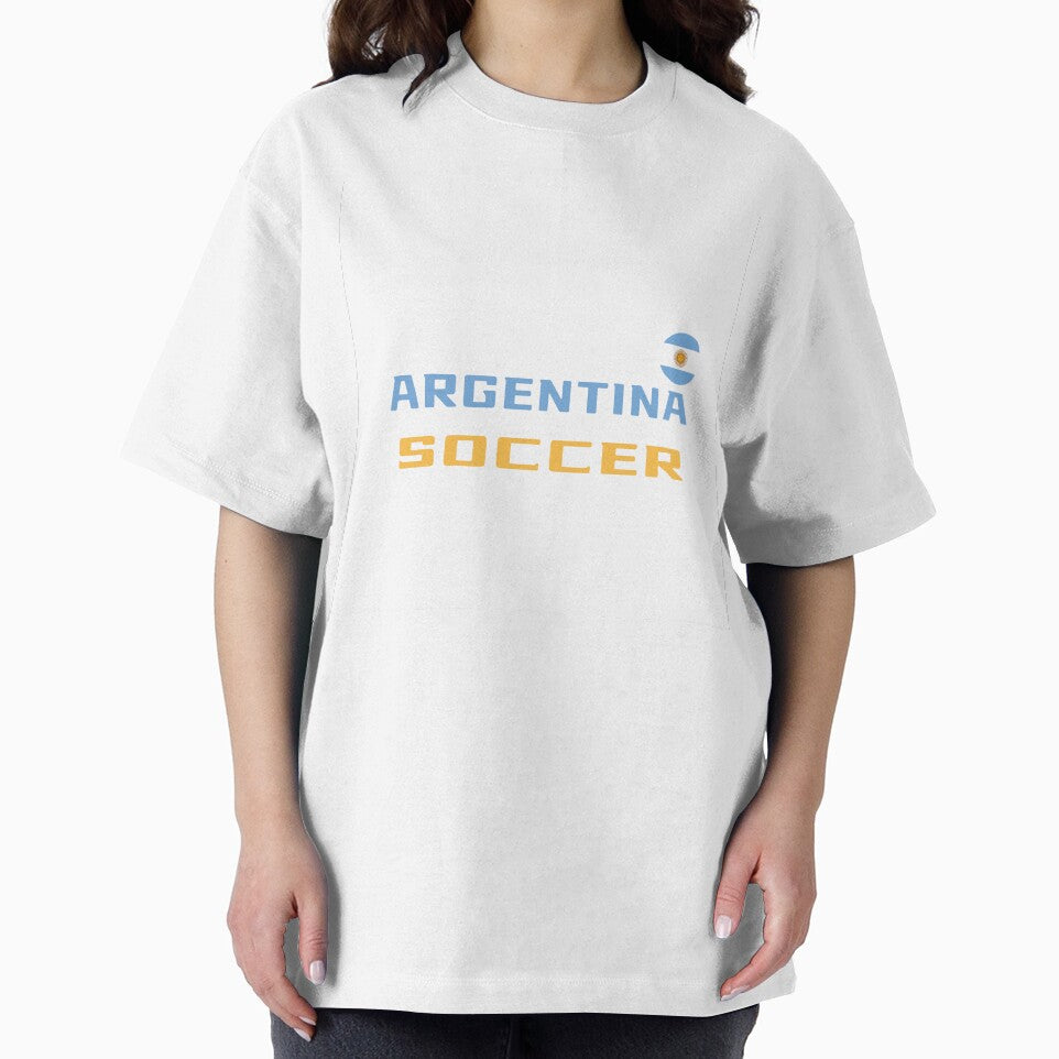 Argentina Soccer T-Shirt with Flag – 2026 Argentinian Football Tee | Uncle Jichuan by Uncle-Jichuan