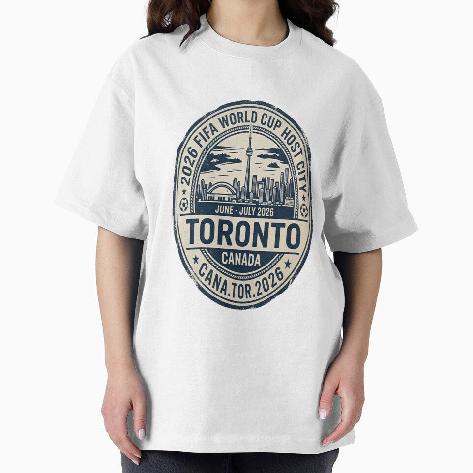 Toronto 2026 Host Vintage Stamp Soccer Tee Collection by CVelli382
