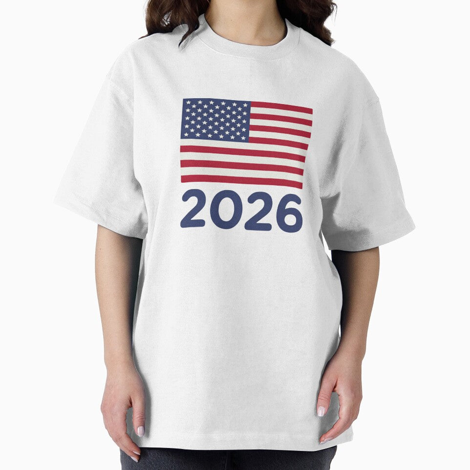 USA Flag 2026 - 4th of July, Football, Soccer Supporter, Patriotic Merchandise by 21 Tulips