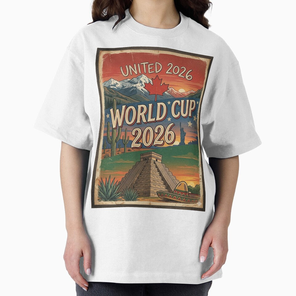 United 2026 World Cup – Vintage North America Soccer Poster by droidtech