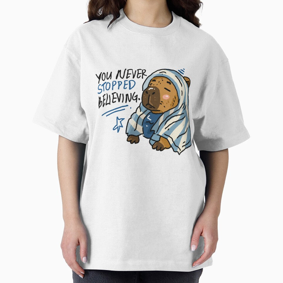 Awkward Animal Hat Club – You Never Stopped Believing Capybara | Argentina Football Sticker by chupichapa