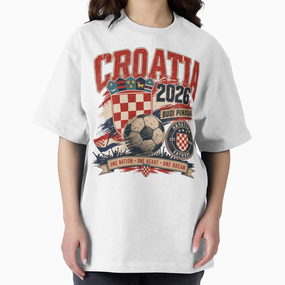 Croatia 2026 Football World Cup Glory | Vatreni Fan Supporter Shirt by rushaib