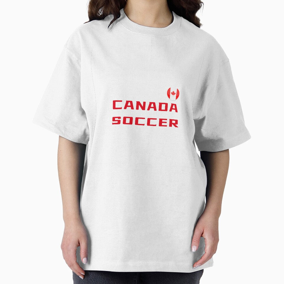 CANADA SOCCER T-Shirt – Canadian Flag Maple Leaf Fan Tee | Uncle Jichuan by Uncle-Jichuan