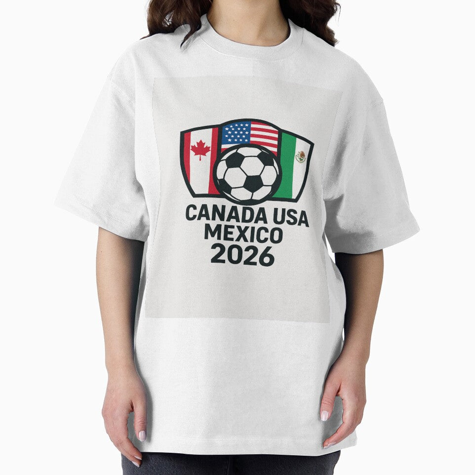 World Cup Soccer 2026 Canada USA Mexico Design by TrueNorthThreads