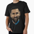 Messi Iconic Smile - Streetwear Style Portrait by biribiridesigns
