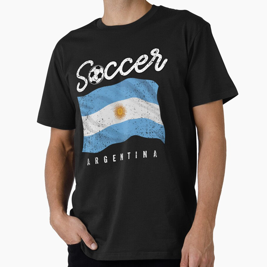 SOCCER TEAMS BIG FLAG - ARGENTINA - Fans and Teams for Men and Women T-shirt by wallsandpatts