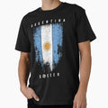 SOCCER TEAMS VERTICAL FLAG - ARGENTINA - Fans and Teams for Men and Women T-shirt by wallsandpatts
