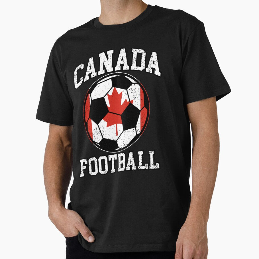 SOCCER BALL - CANADA | Soccer Fans and Teams for Men and Women t-shirt by wallsandpatts