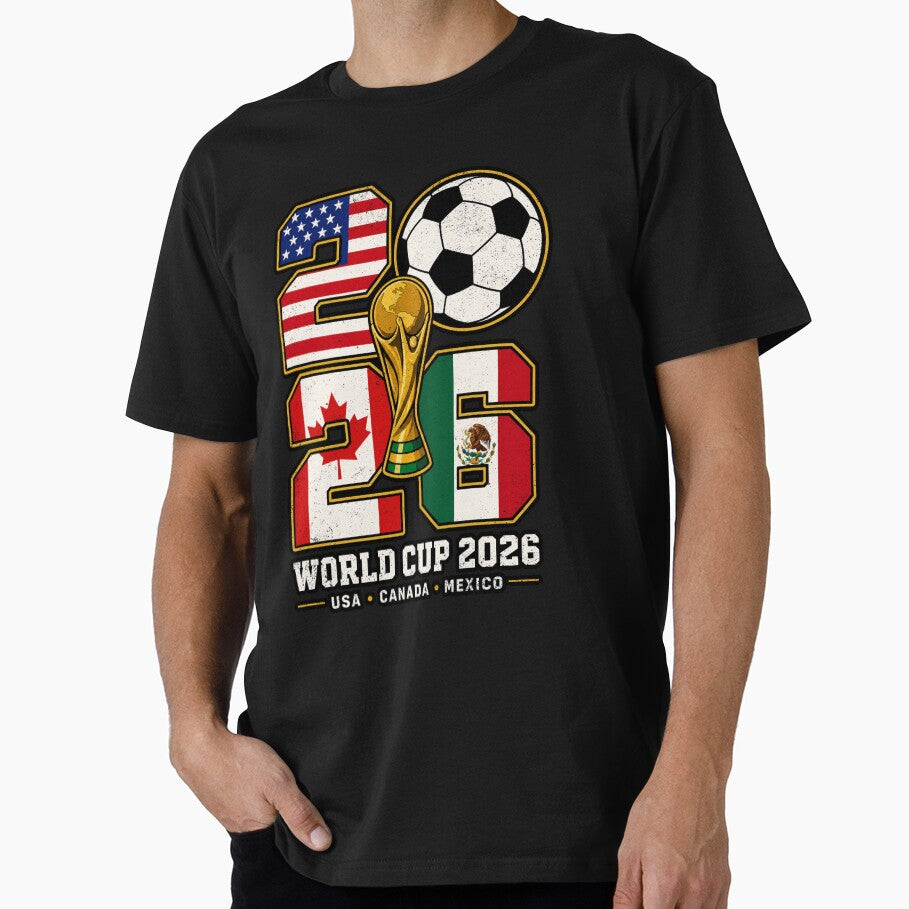 WORLD CUP 2026 - USA CANADA MEXICO | Fans and Teams for Men and Women T-shirt by wallsandpatts