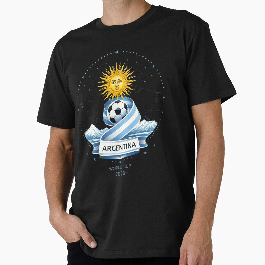 Argentina World Cup 2026  – Argentina Soccer Fans Tee, Football Supporters Design, Argentina Pride Graphic by Inner Flame Studio