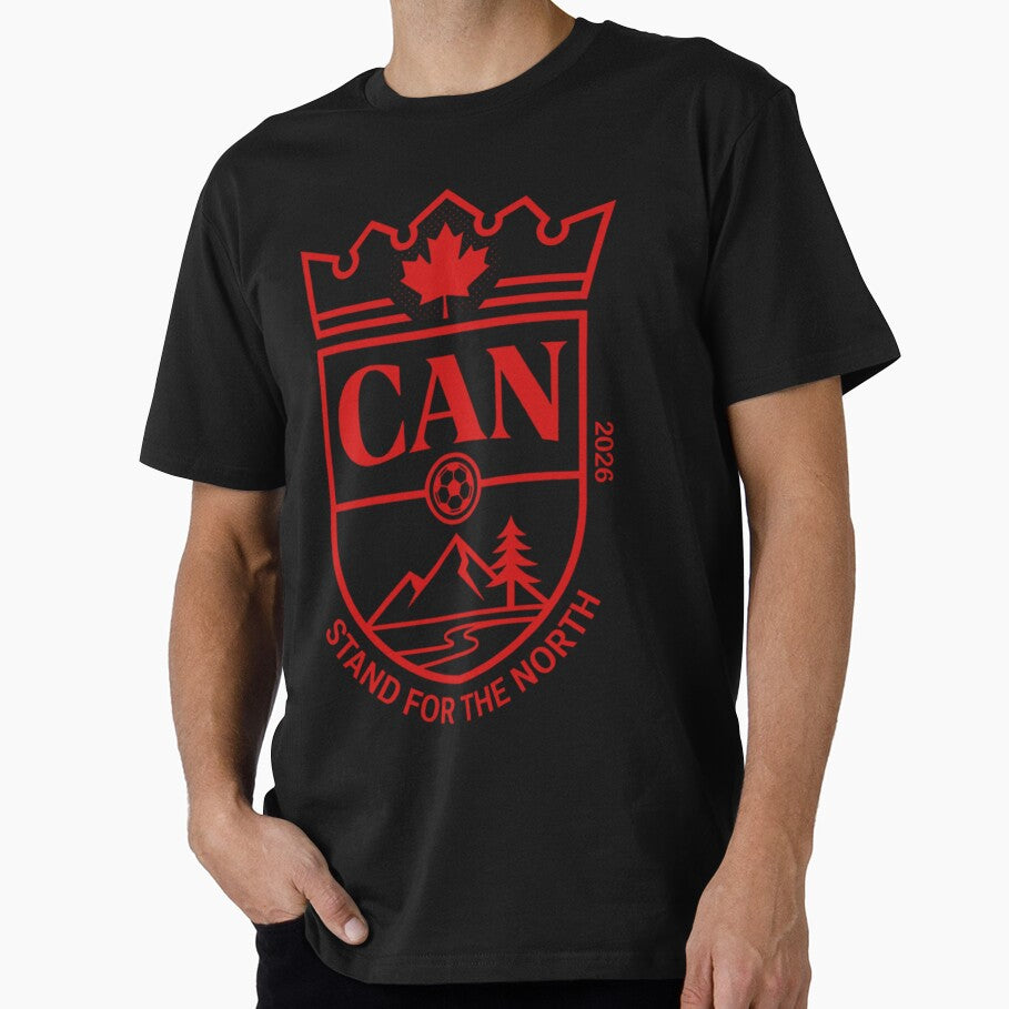 Luxury Canada Soccer 2026 – Stand For The North Maple Crown Crest by Inner Flame Studio