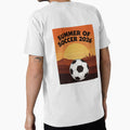 Summer of Soccer 2026 Retro Sunset Soccer Fan Design by gluxdesing