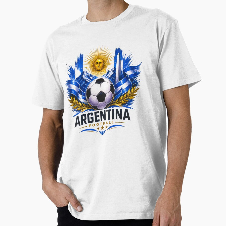 Argentina Football Ultra Modern Minimal Football Design by TKOprintdesigns