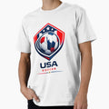 USA Soccer Ultra Modern Minimal Football Design by TKOprintdesigns