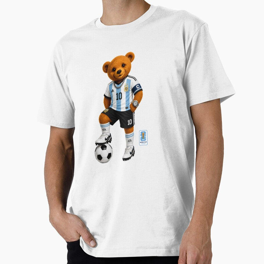 Argentina Soccer Bear World Cup Teddy Bear by Boogie NW
